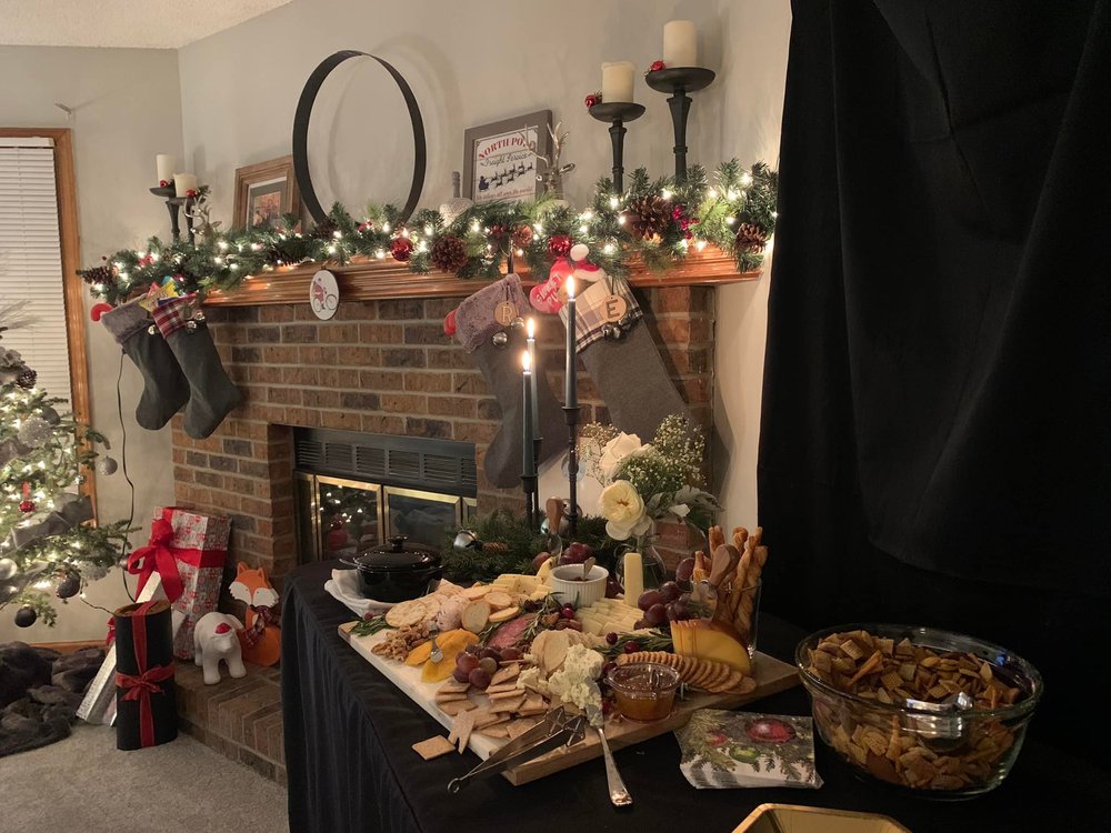  Office Manager Reighann Rowland kept her home cozy and festive for the holidays.  