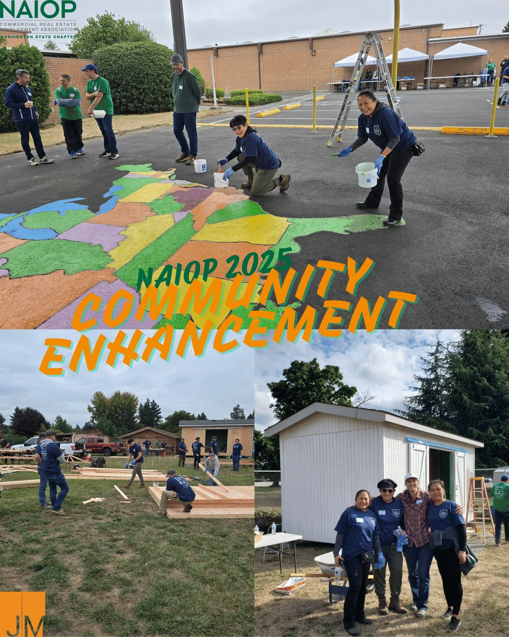 Team JMA spotting!  Last weekend, members of JMA joined @naiopwa  and other volunteers for the NAIOP Washington 2025 Community Enhancement and day of community service at the  @holyfamilyschoolauburn. Thanks, @naiopwa  for the opportunity to give bac