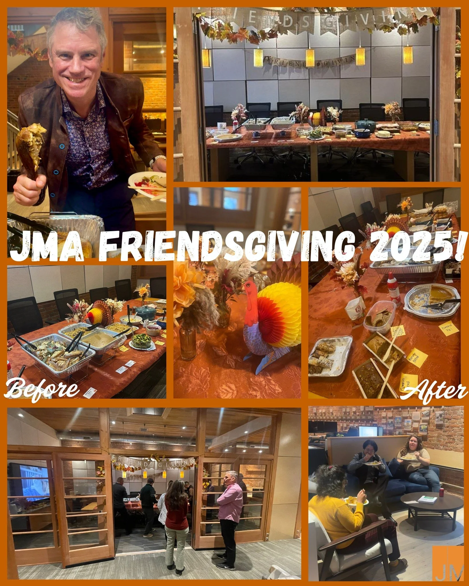 Our annual Jackson Main Architecture Friendsgiving was full of turkey, stuffed squash, and all of the delicious sides! We are grateful for the opportunity to celebrate with our team, and to come together for good food, and good times. The voted favor