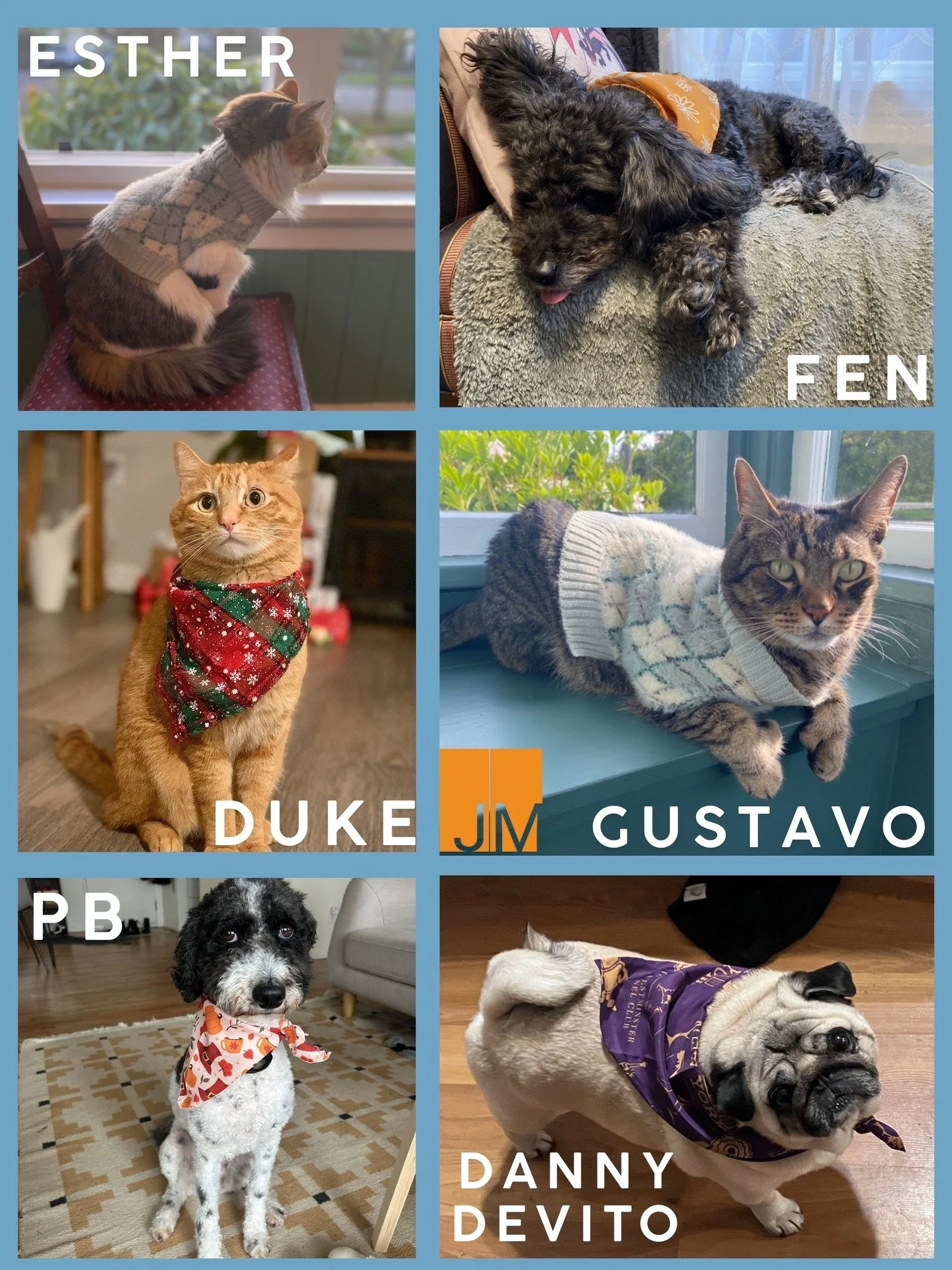 Happy National Dress Up Your Pet Day from all of us at Jackson Main Architecture (JMA)! We are absolutely pawsitive if we could take our pets to work, they would be the best dressed meows, bows, and wows employees of the month!

#jma #themeows #thebo