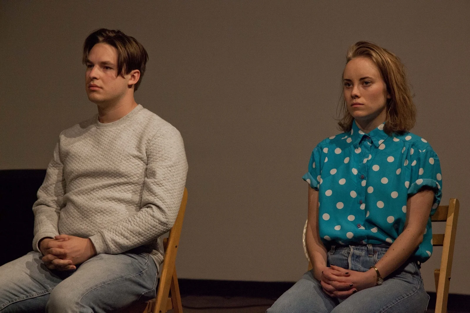 Kai Villneff and Sarah Ormandy, perform 'Success!!!!' at Latitude 53. Photos by Jack Bawden.