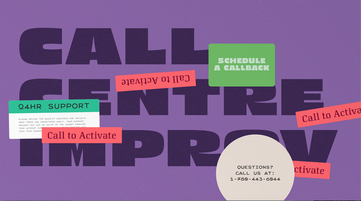 During her time with RFT, Sarah created the incredibly popular format, ‘Call Centre Improv’.