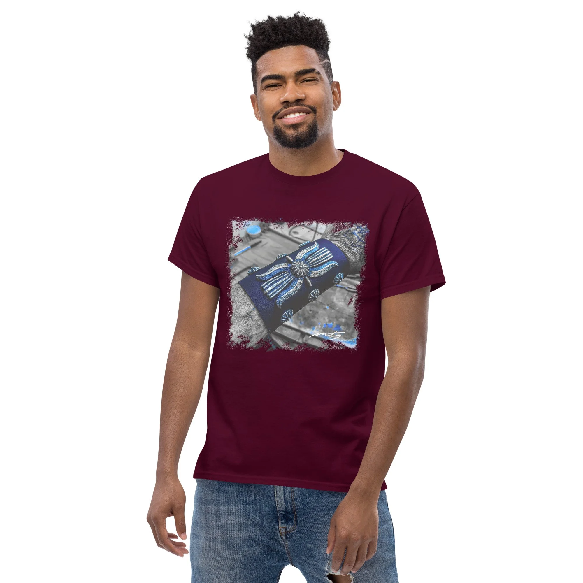 unisex-classic-tee-maroon-front-2-68827a3b5aa93.jpg