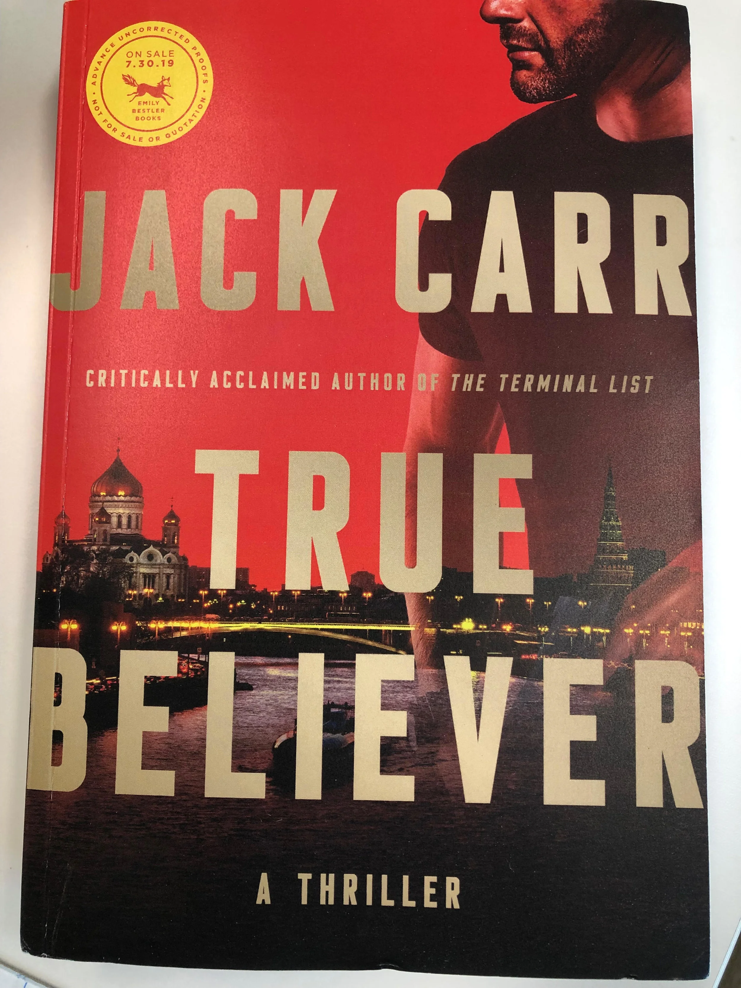 Jack Carr's New Thriller "True Believer"