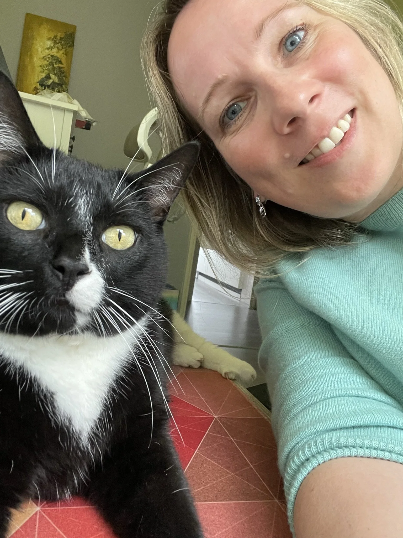 Selfie mit Kater Barney