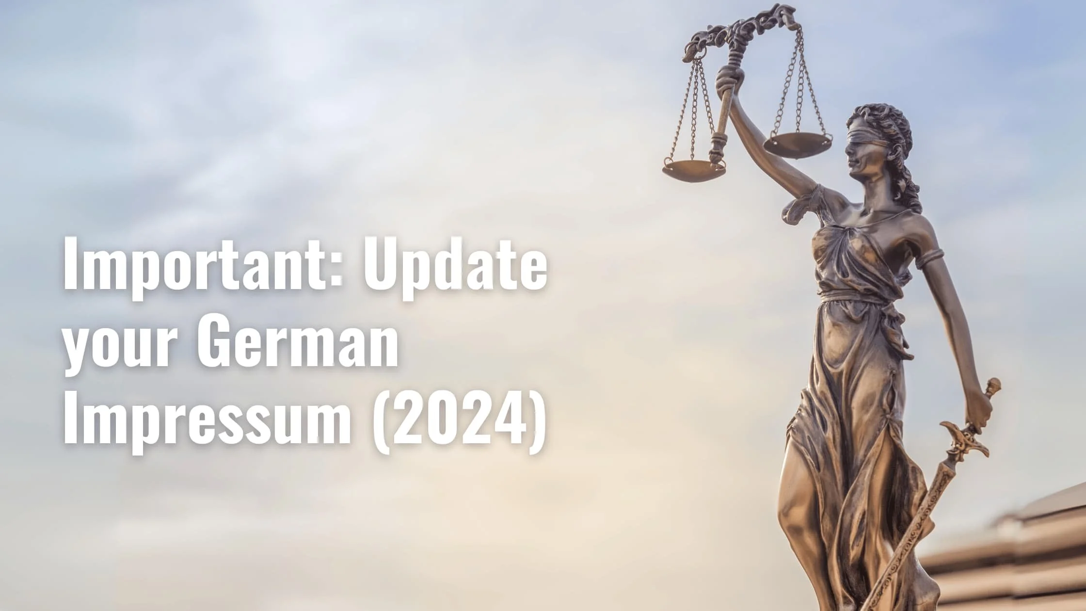 Update your German Impressum 2024