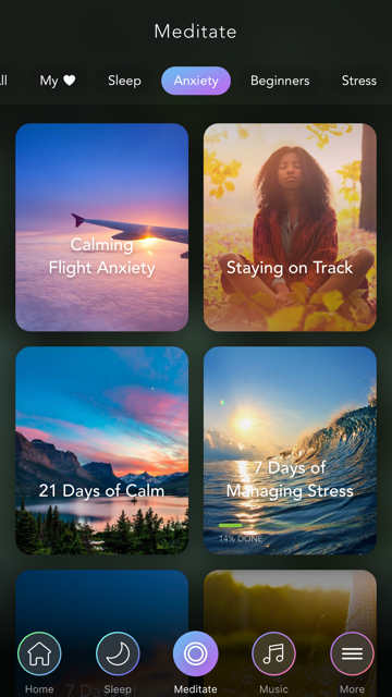 The Calm Meditation App - A Meditation Routine in Your Pocket
