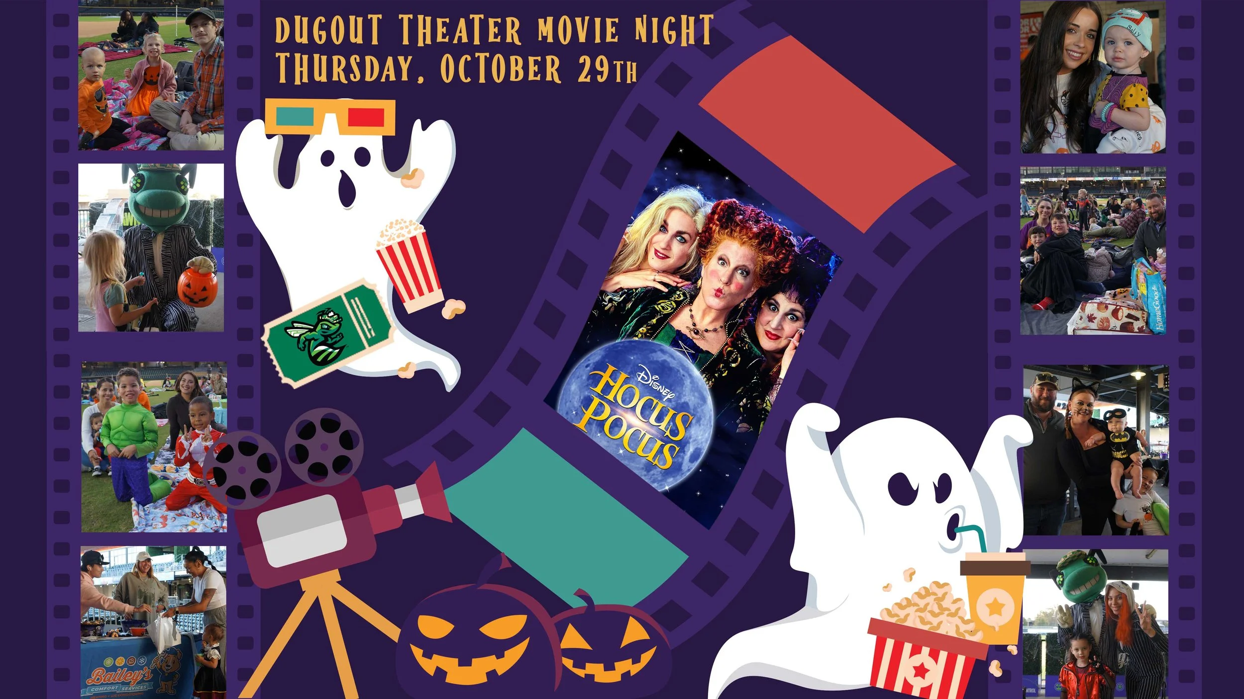 Dugout Theater Movie Night - Hocus Pocus