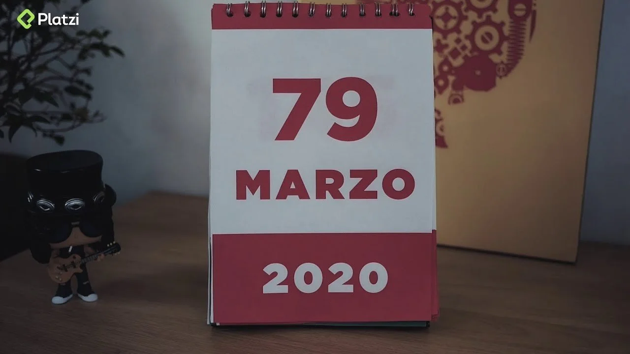 Atrapada en Marzo de 2020 (Platzi, 2021)