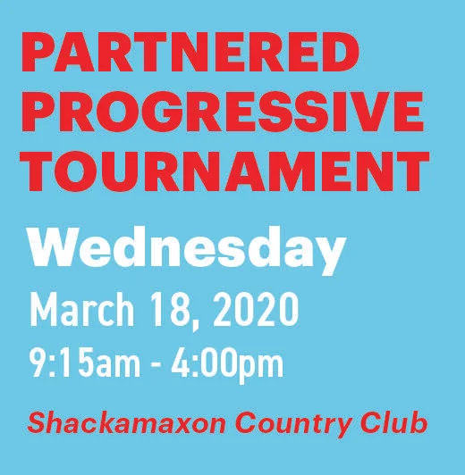 March 18 2020 Partnered Progressive Tournament