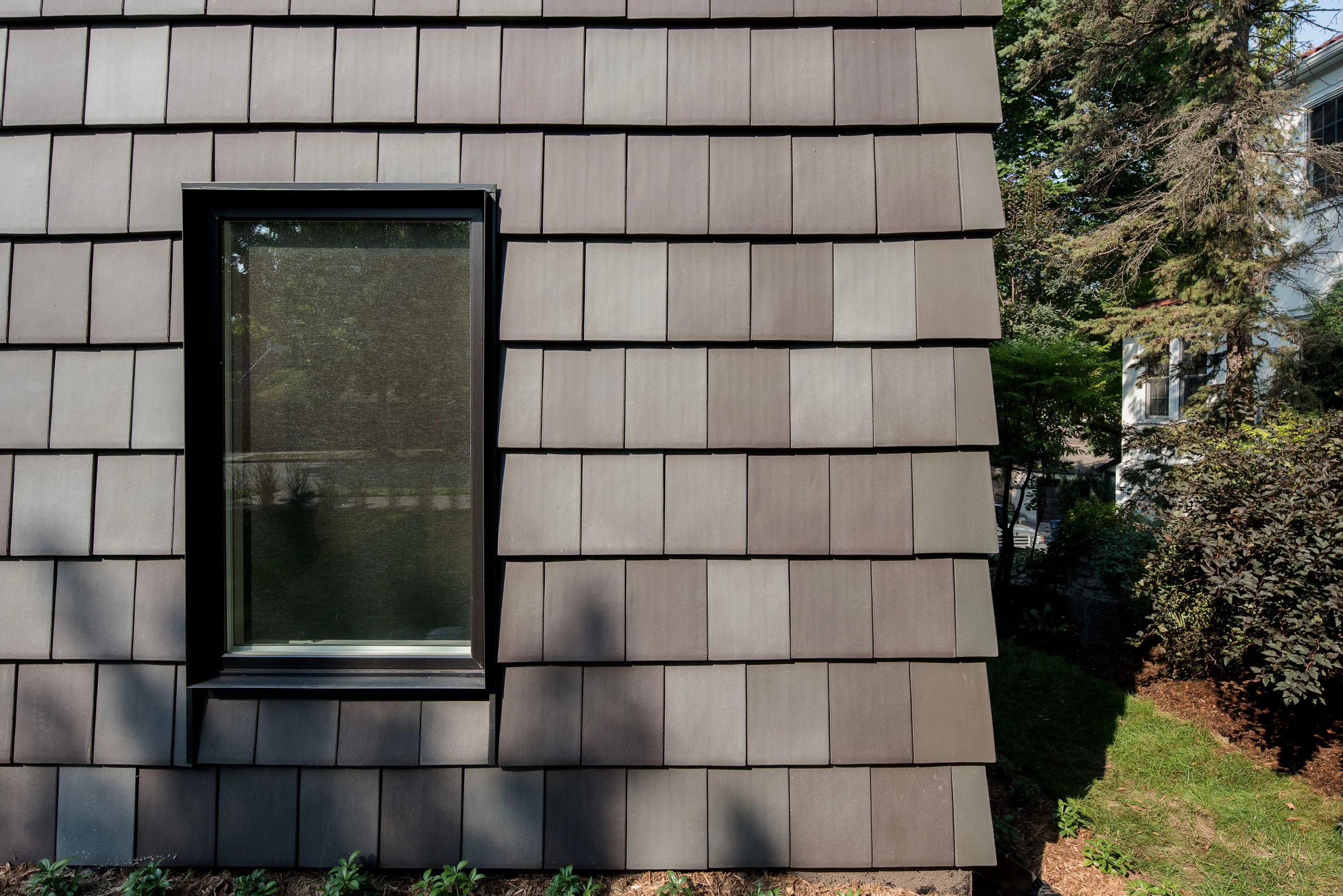 Ludowici black clay tile detail