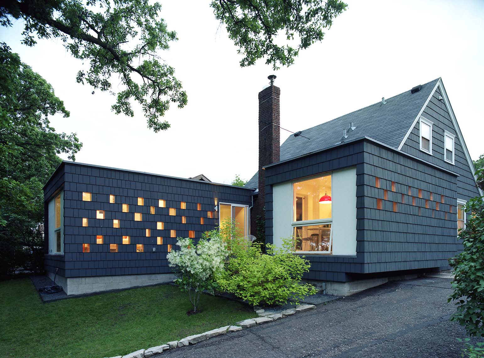 Modern extension to a Cape-Cod home in Minneapolis by Christian Dean Architecture
