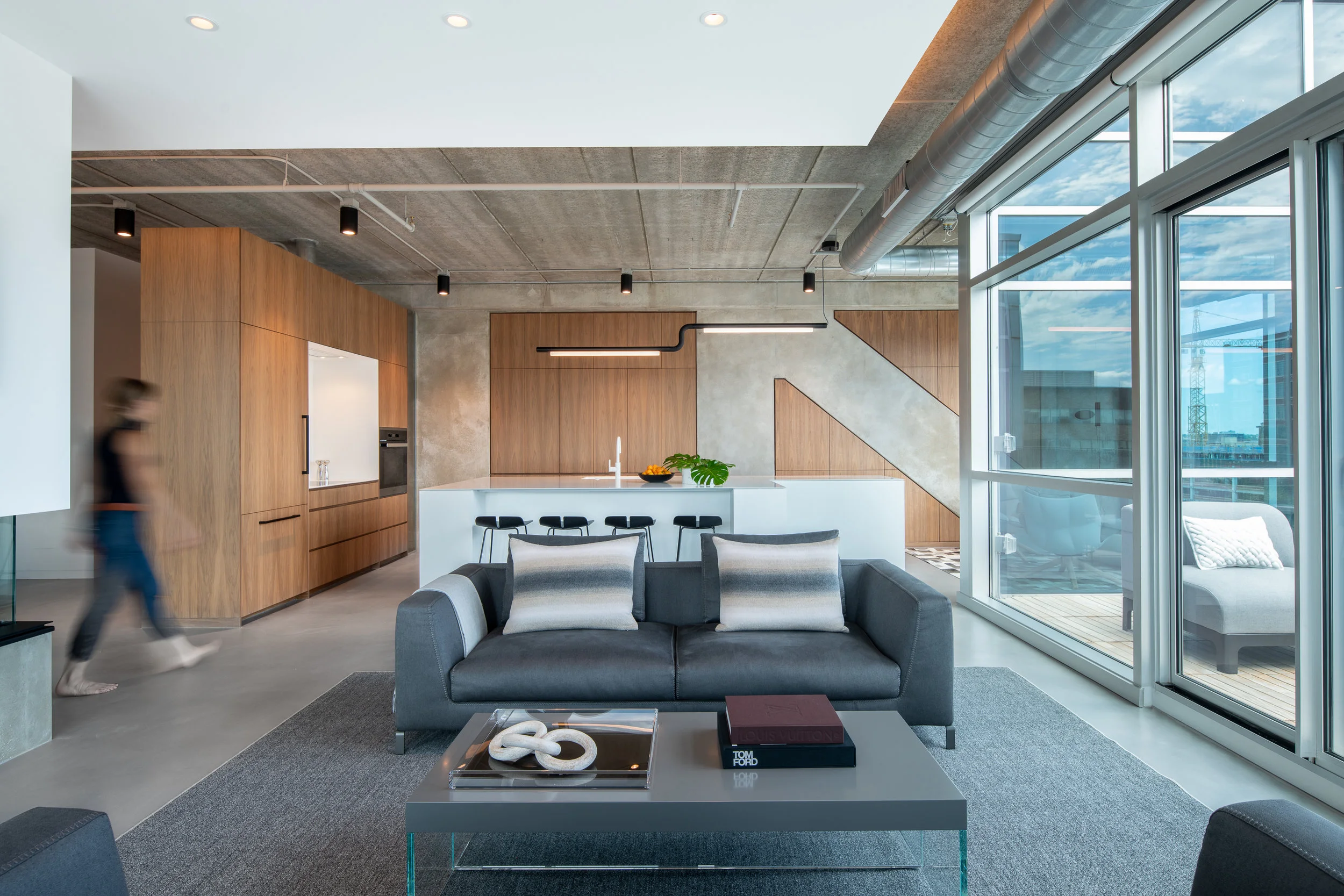 Modern kitchen renovation with custom fitted cabinetry designed by Christian Dean Architecture