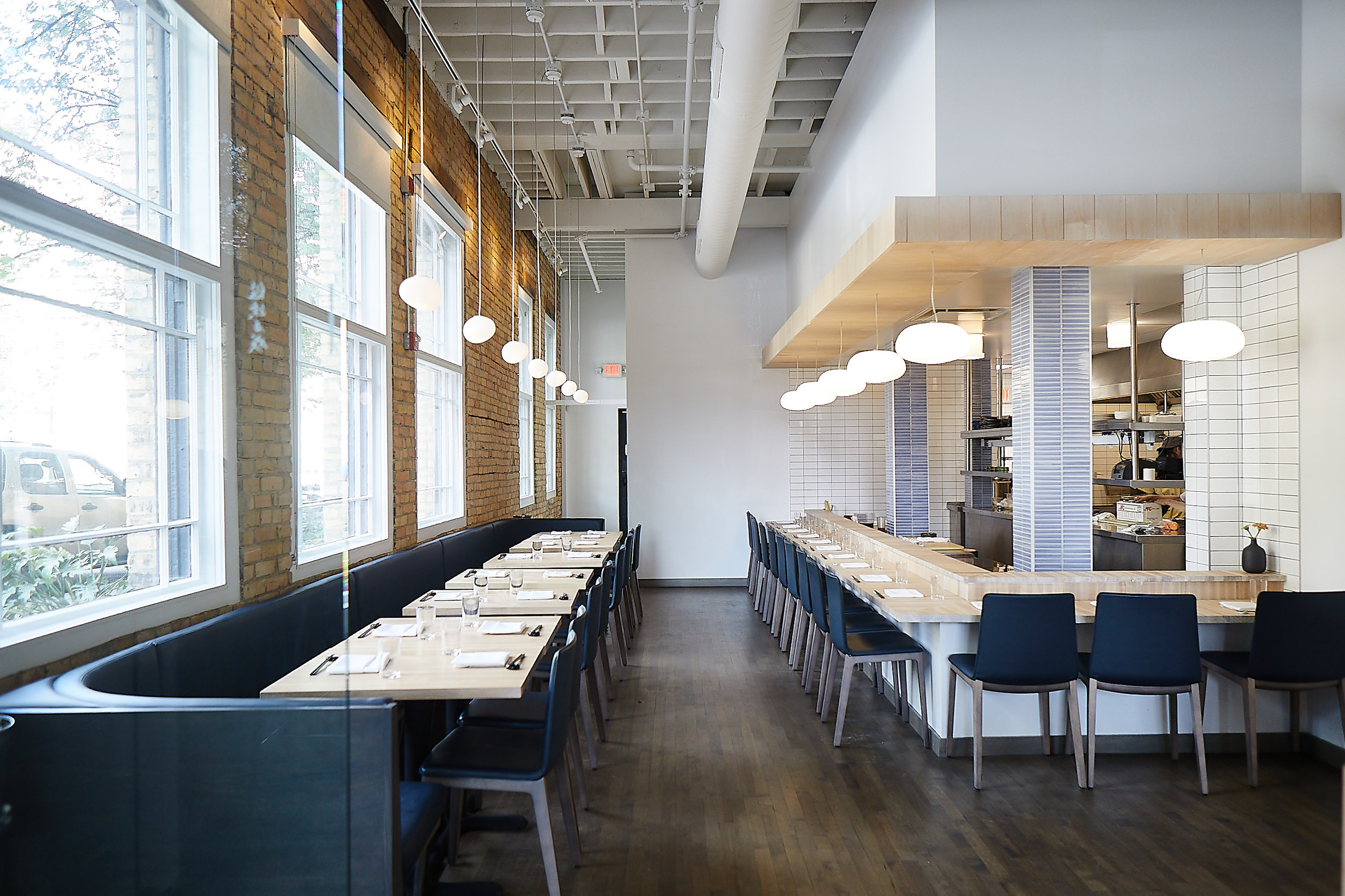 modern japanese restaurant remodel in minneapolis by christian dean architecture