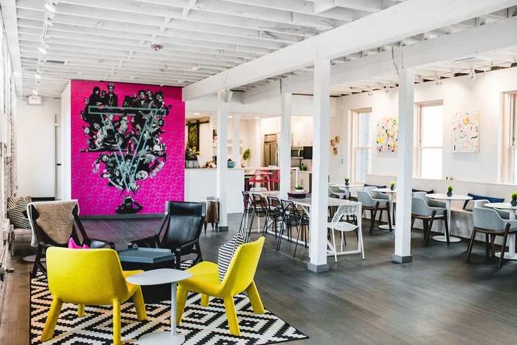 historic building modern remodel co-working space in minneapolis by christian dean architecture