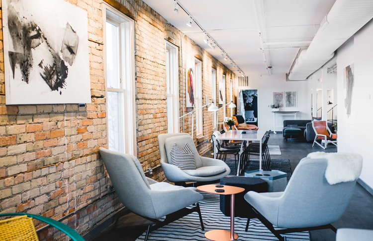 historic building modern remodel co-working space in minneapolis by christian dean architecture