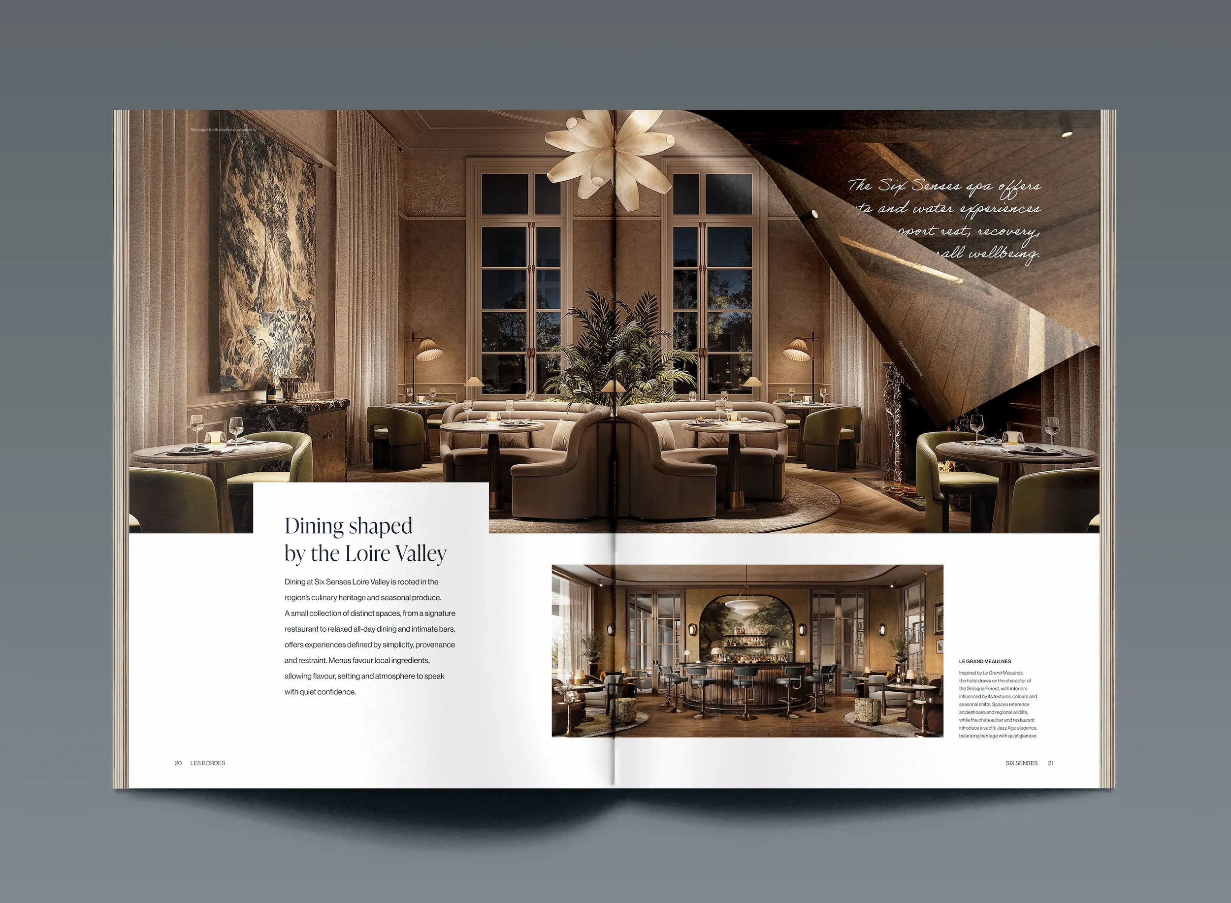 Les Bordes brochure, Hotel