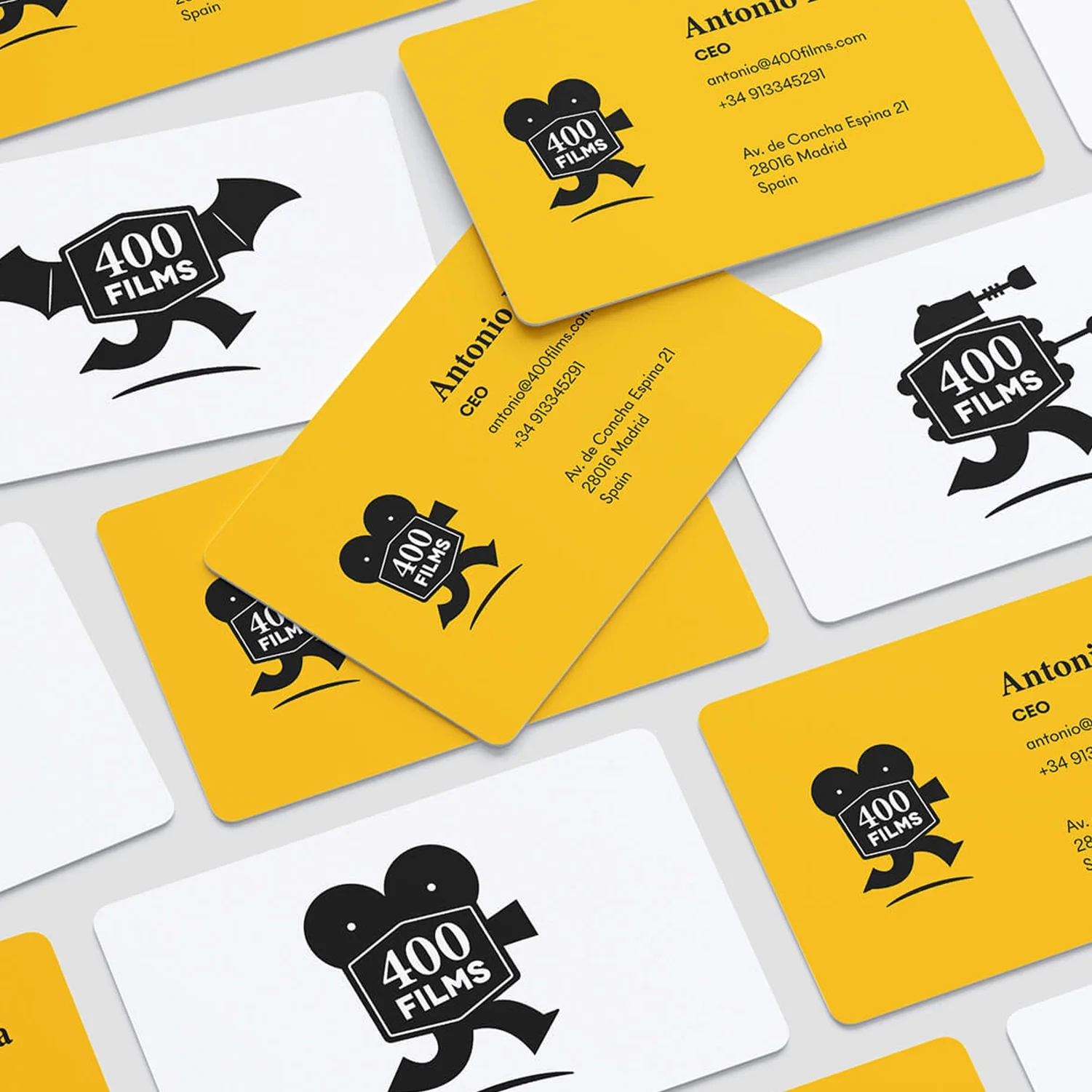 Logo characters for 400 Films