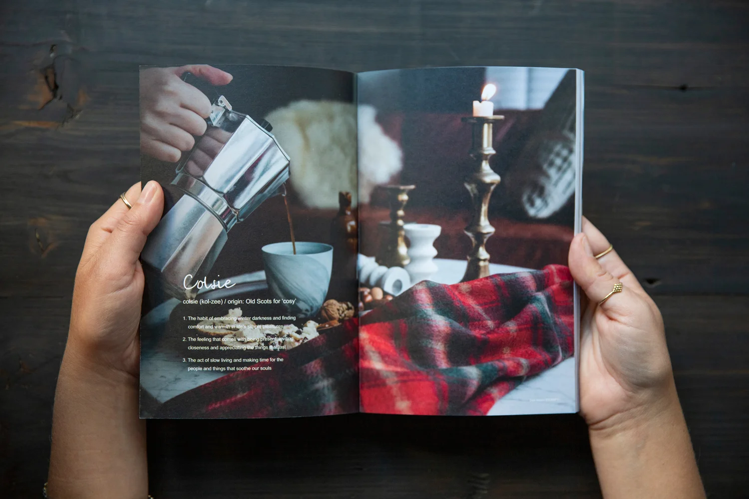  The catalogue was designed to communicate the brands’ story as well as clearly display the full range of products and information needed for potential wholesalers. 