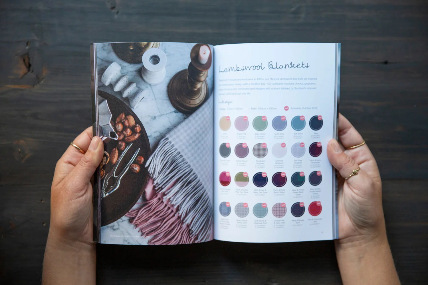  Swatches were created to display the full range of designs as well as following the brands aesthetic. 