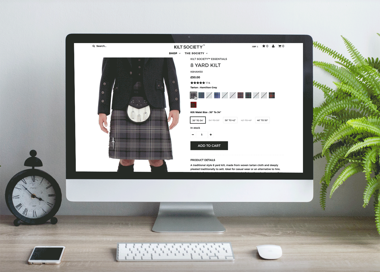 Kilt Society Website