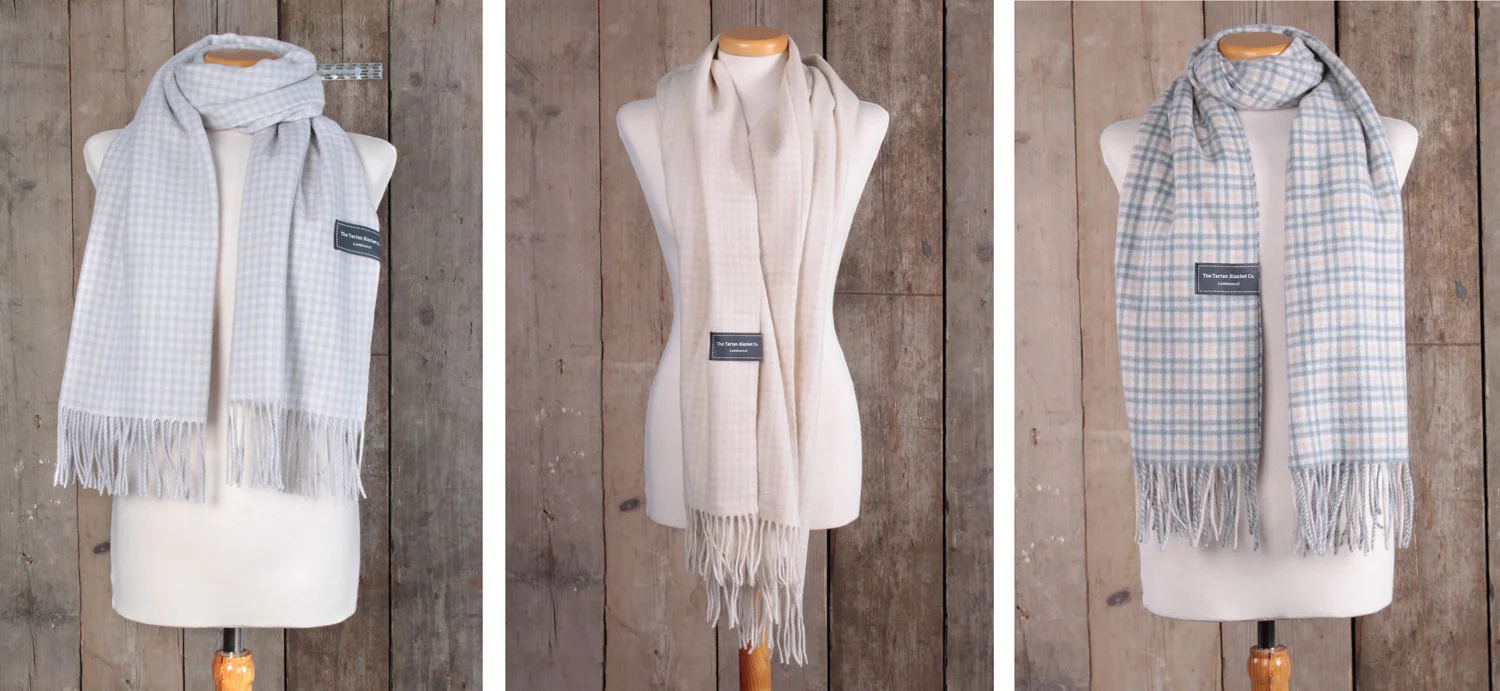  Soft-toned ginghams were designed creating a cohesive gingham collection. 