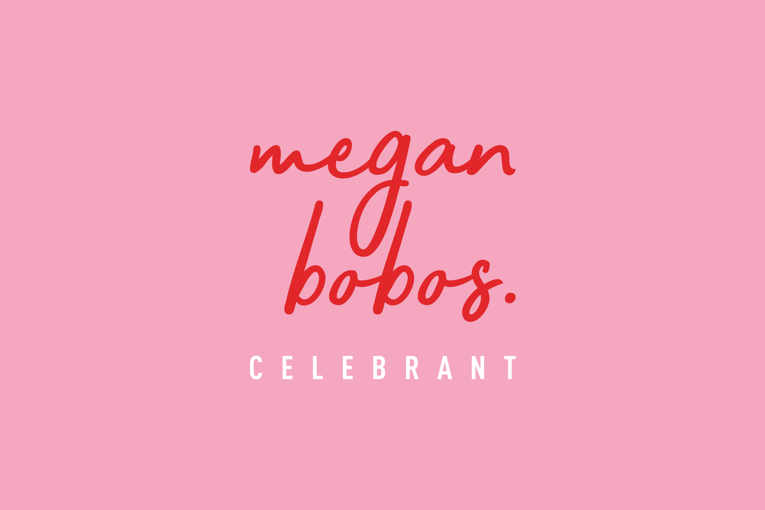 Megan Bobos Celebrant Identity & Branding