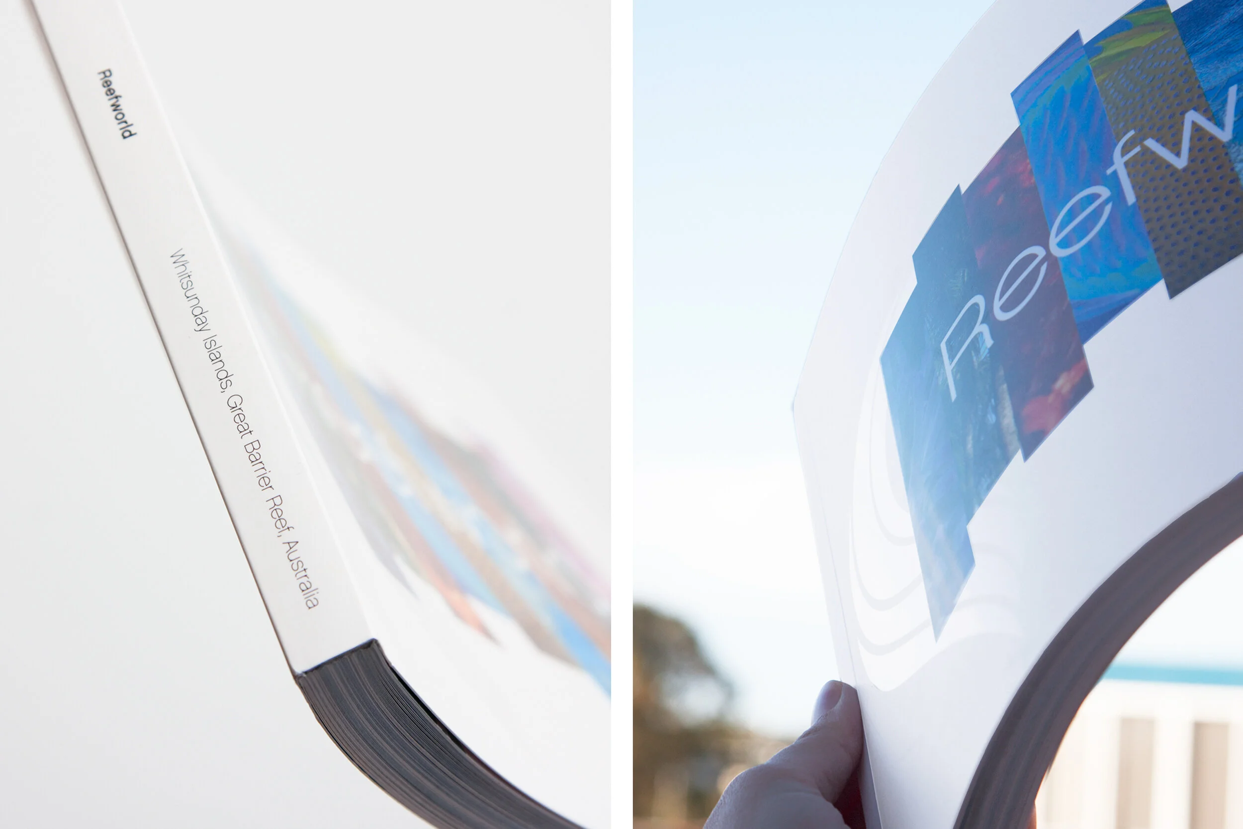  Graphical elements from the brand story were used throughout the book as well as printed in UV spot varnish on the cover and spine. 