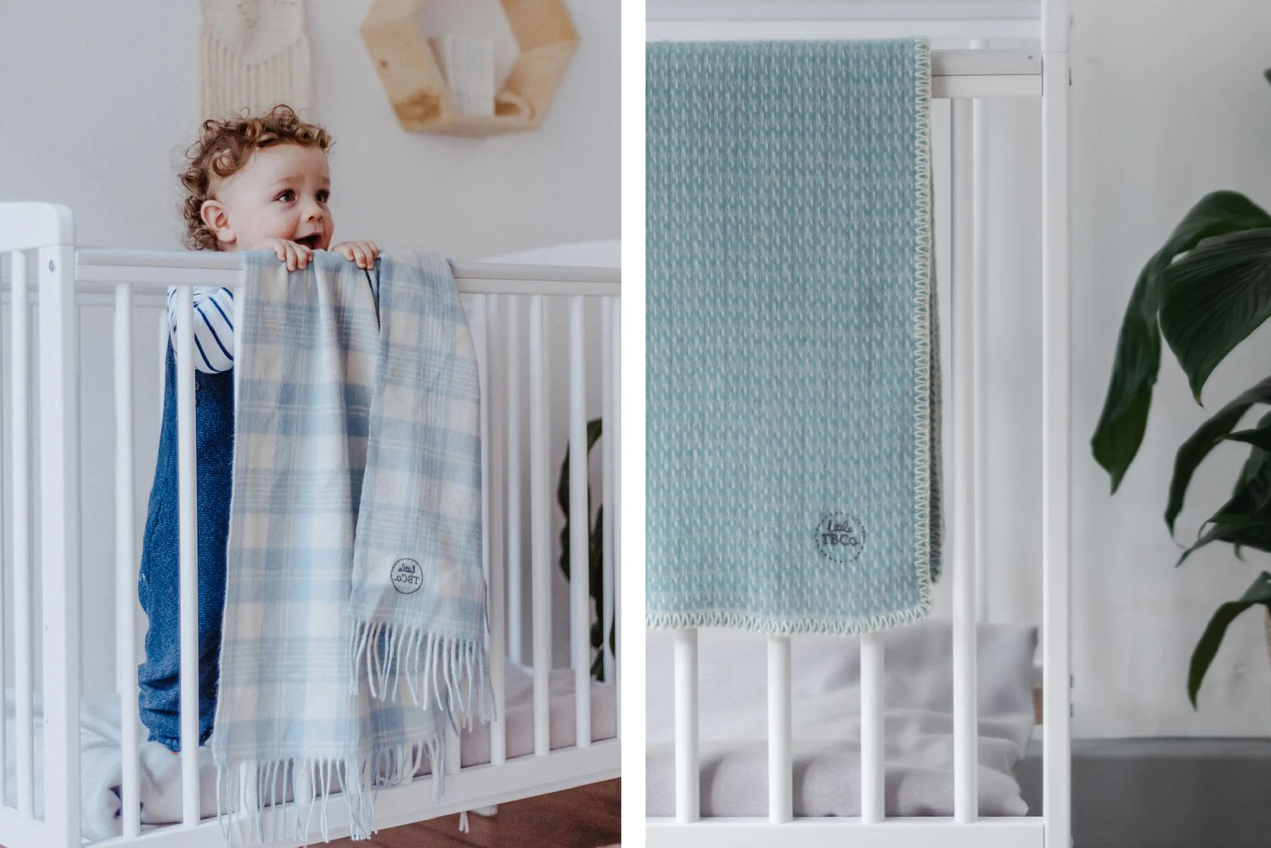  The logo was embroidered onto the baby blankets to avoid any loose labels on the blankets, ensuring safety for babies. 