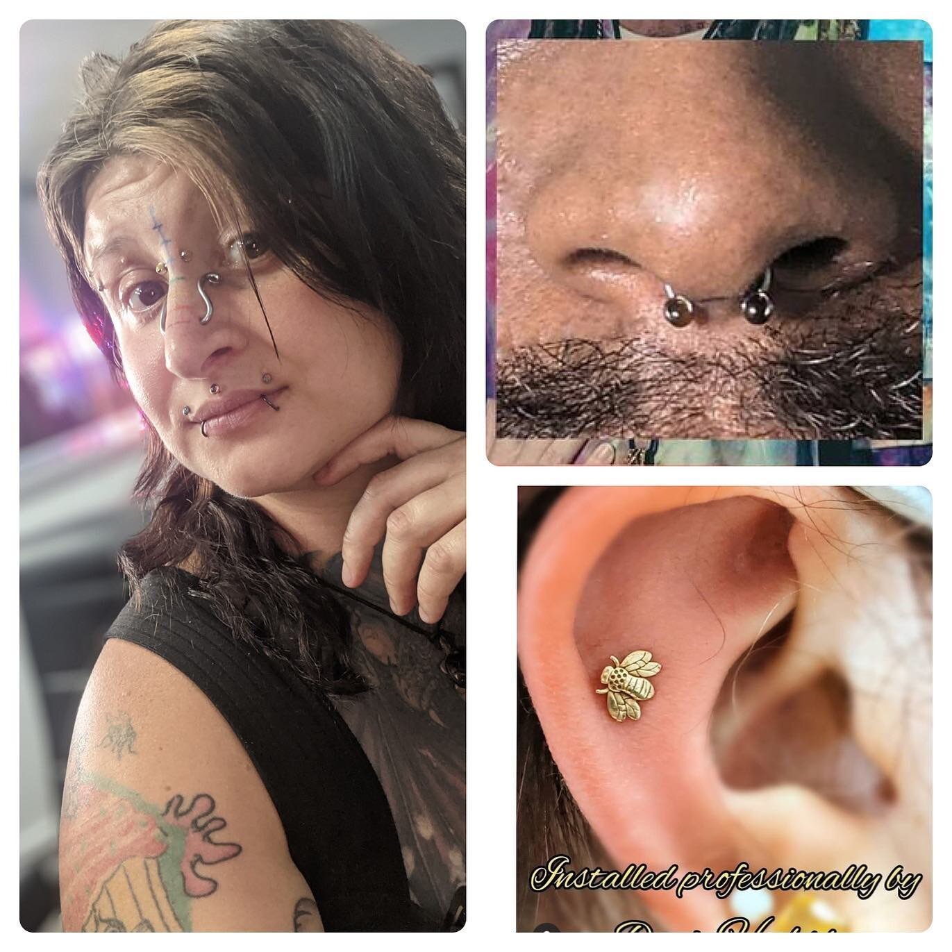 Hey Planet 3 Team.  We are excited to announce that @daniehooks will be doing a guest spot with us on 8/24 and 8/25!  You can book with her online at Planet3piercing.com