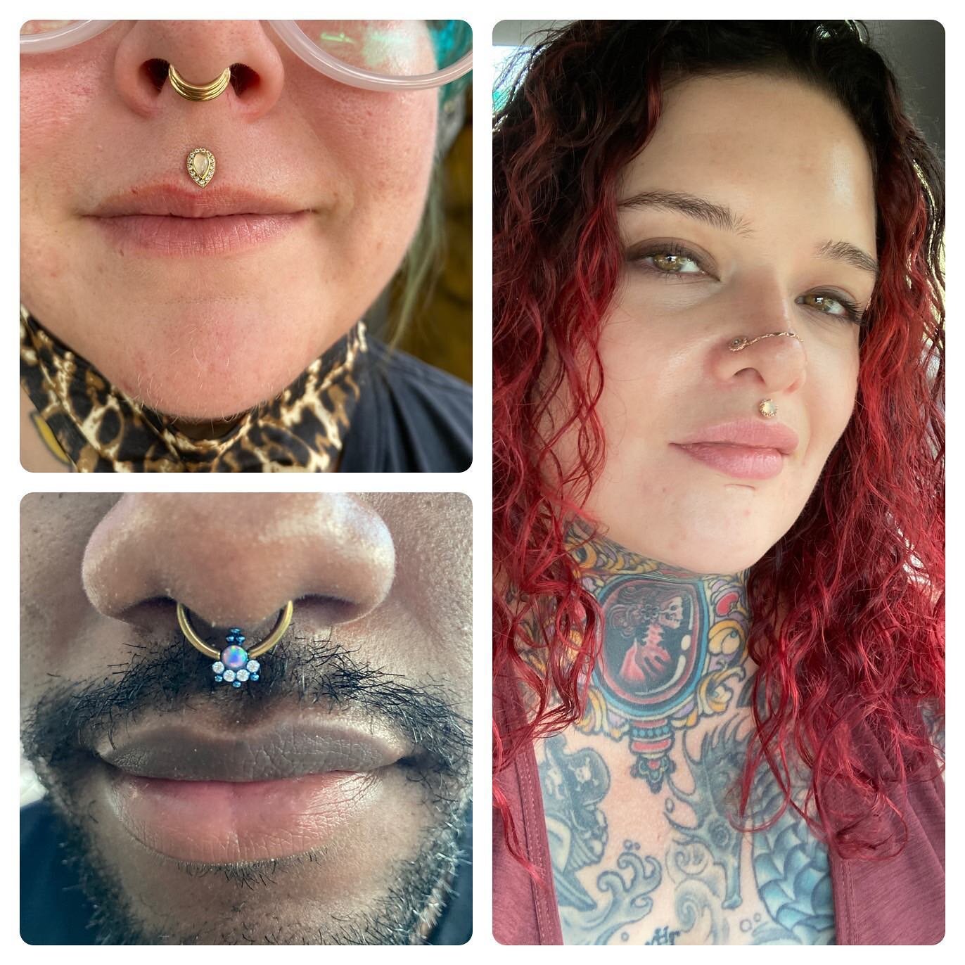 Our wonderful @moody_jules is leaving us 😭 she will be moving to @piercingexp In mid-October.  Her last day with us will be 9/9/21.  If any of y&rsquo;all have any open projects with her or want her to do any piercings before she leaves make sure to