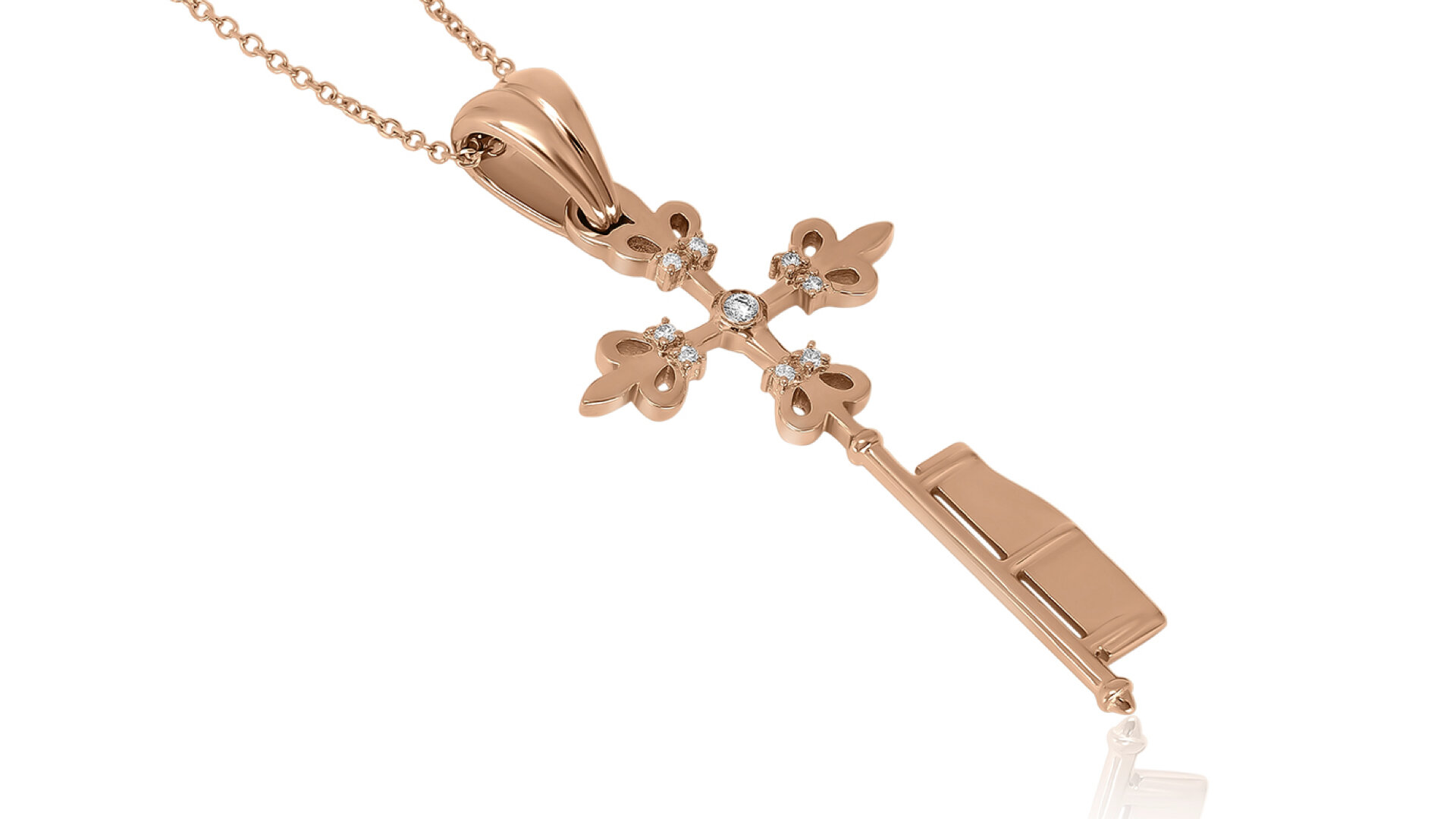  14 Karat Gold Necklace inspired by La Giraldilla 