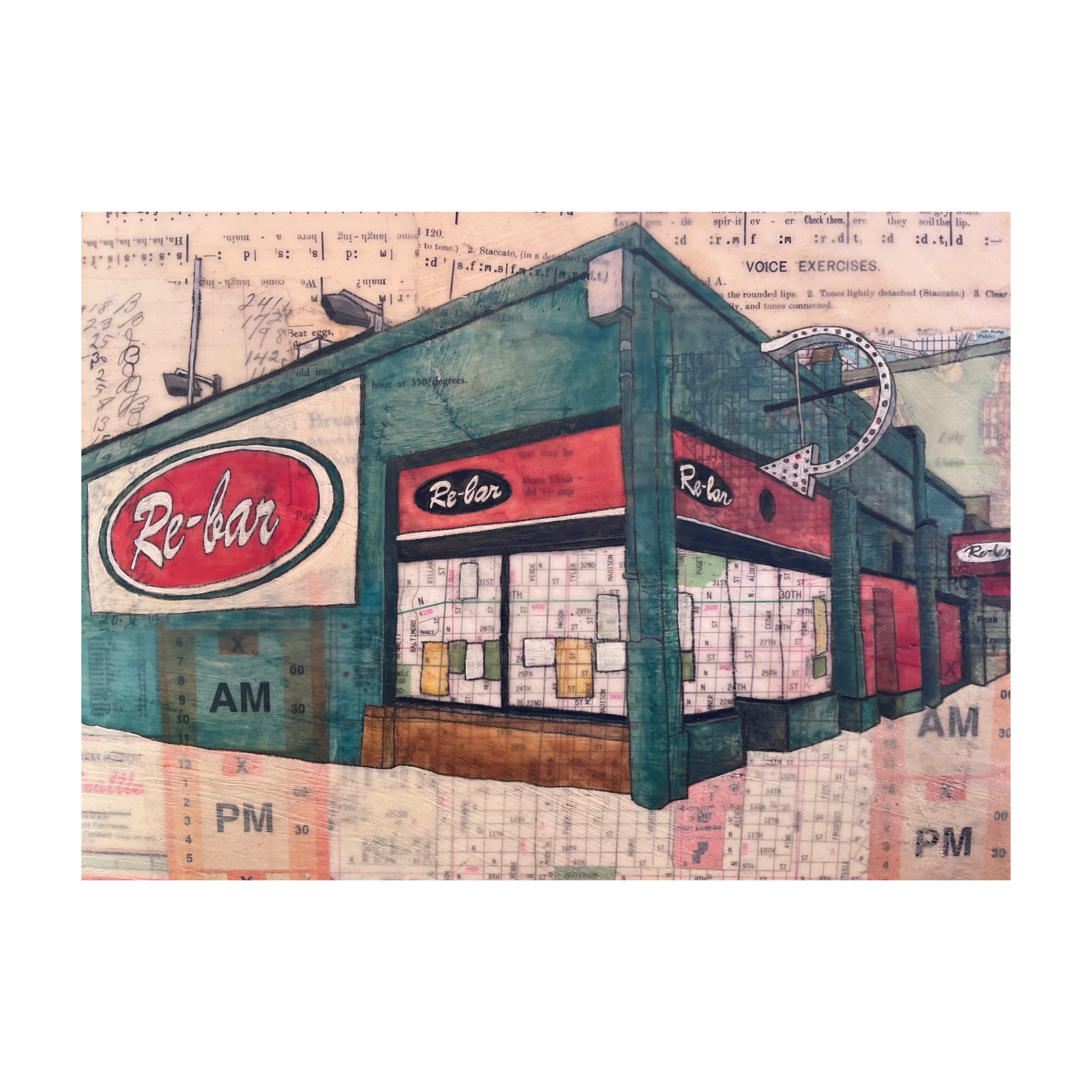 Re-Bar Seattle - Print