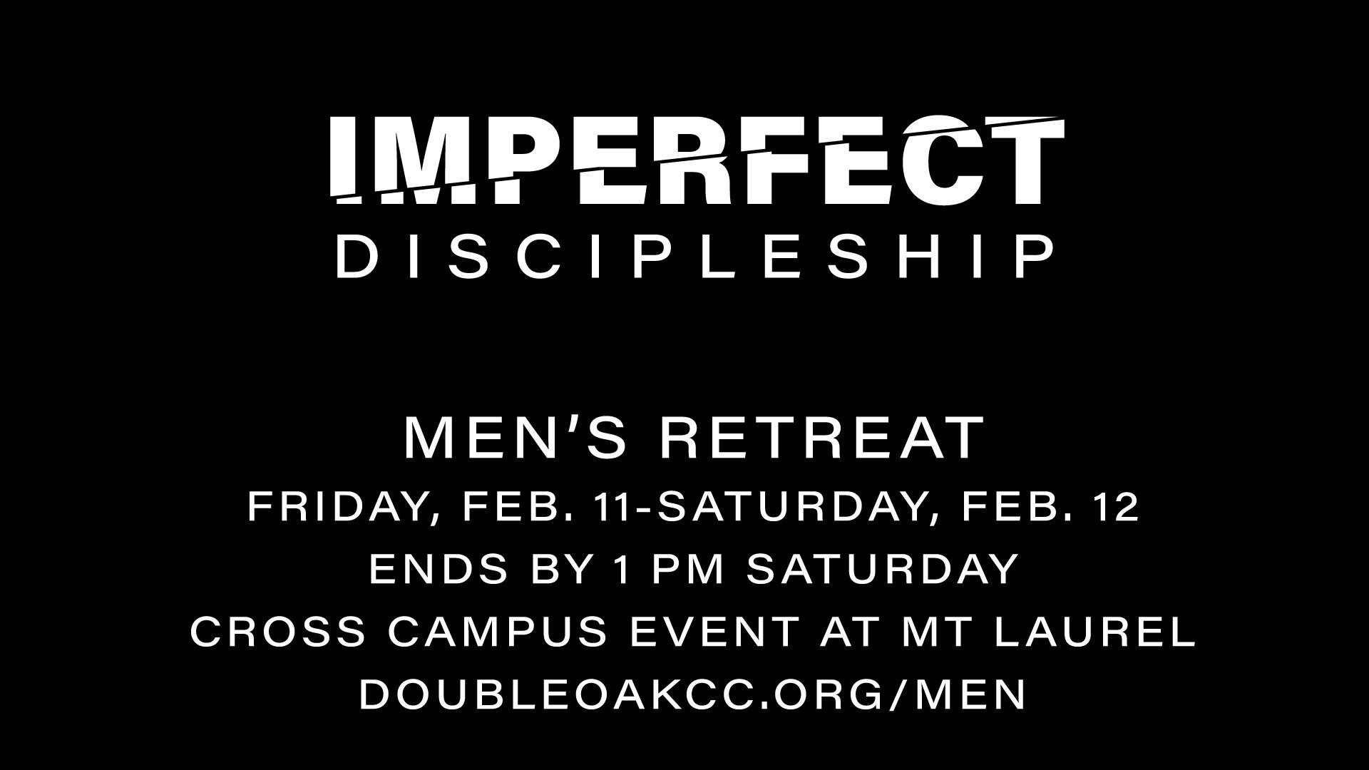 Men's Retreat
