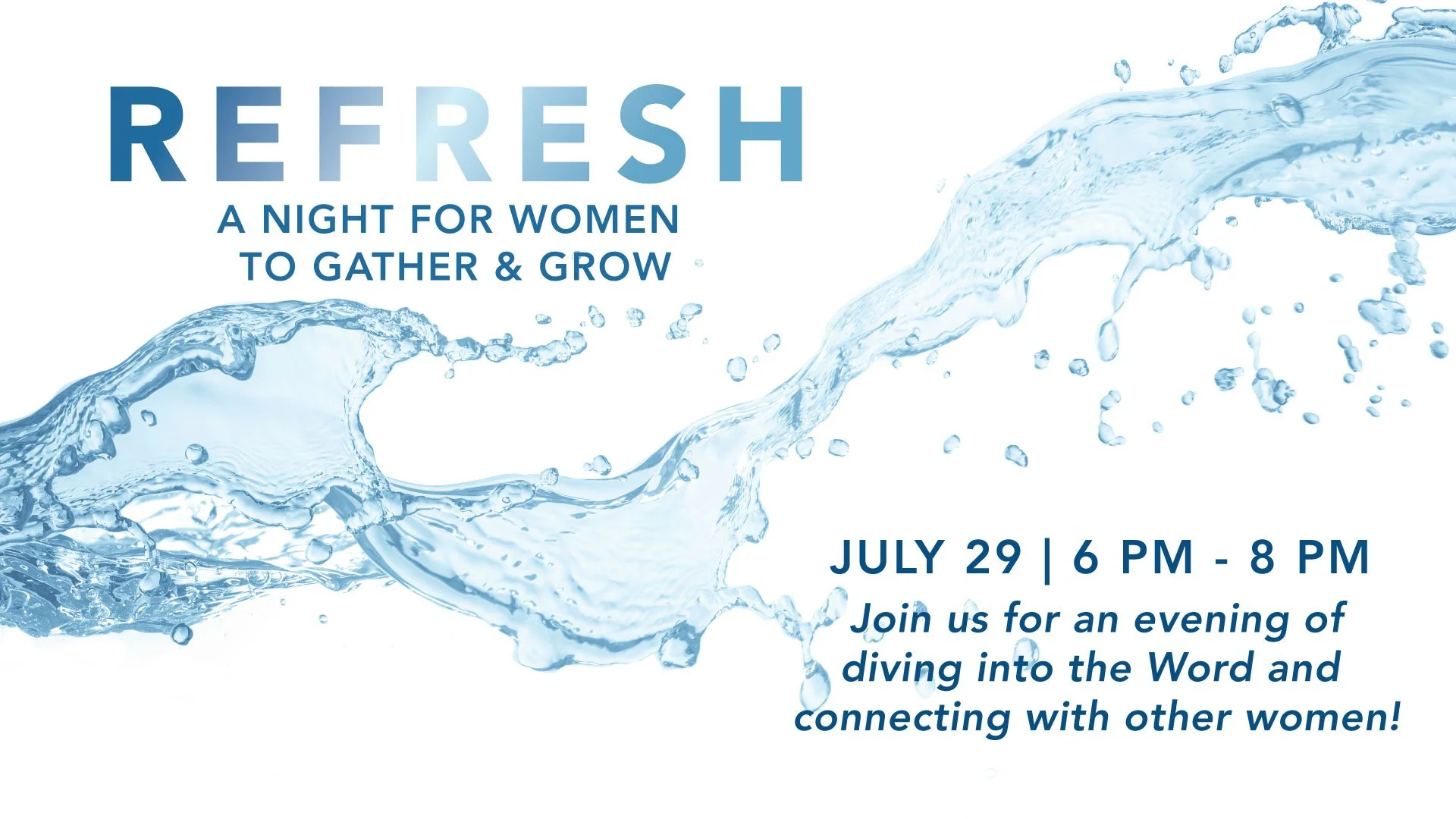 REFRESH-A NIGHT FOR WOMEN TO GATHER & GROW