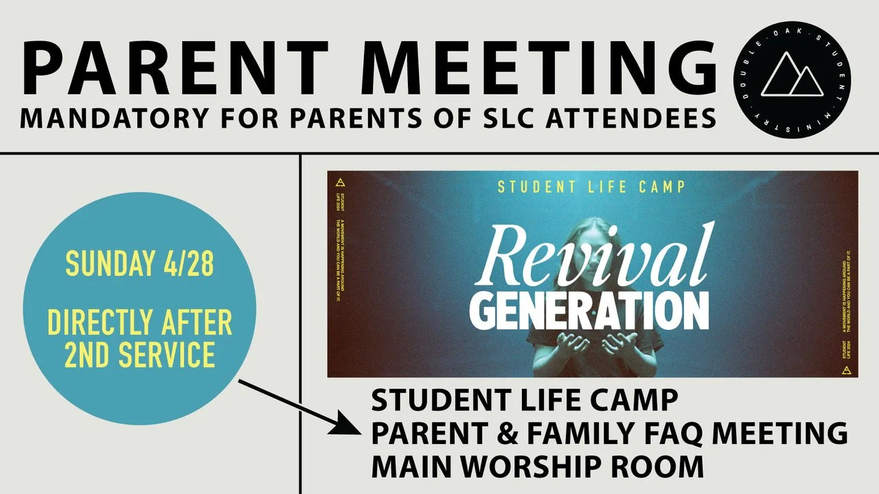 DOSM Camp Parent Meeting