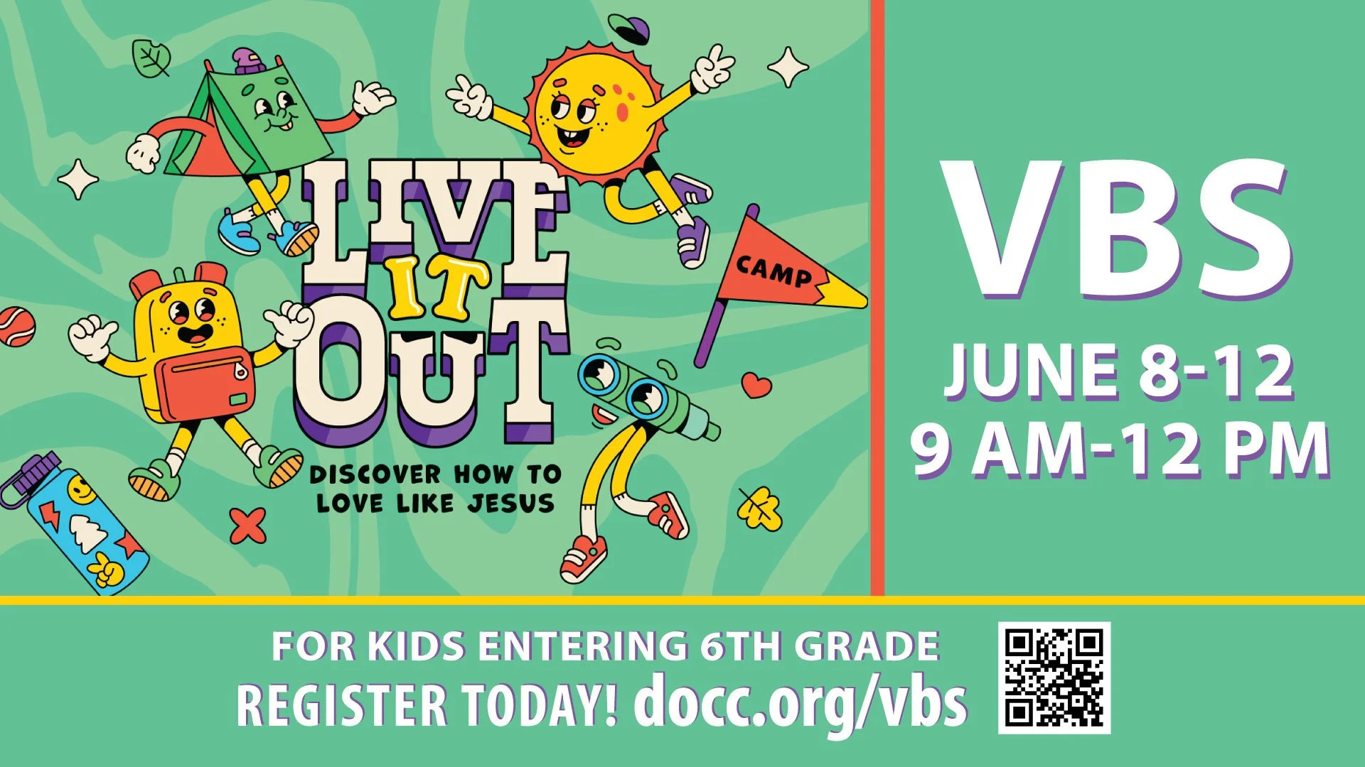 VBS-RAINFOREST FALLS (entering 6th grades)