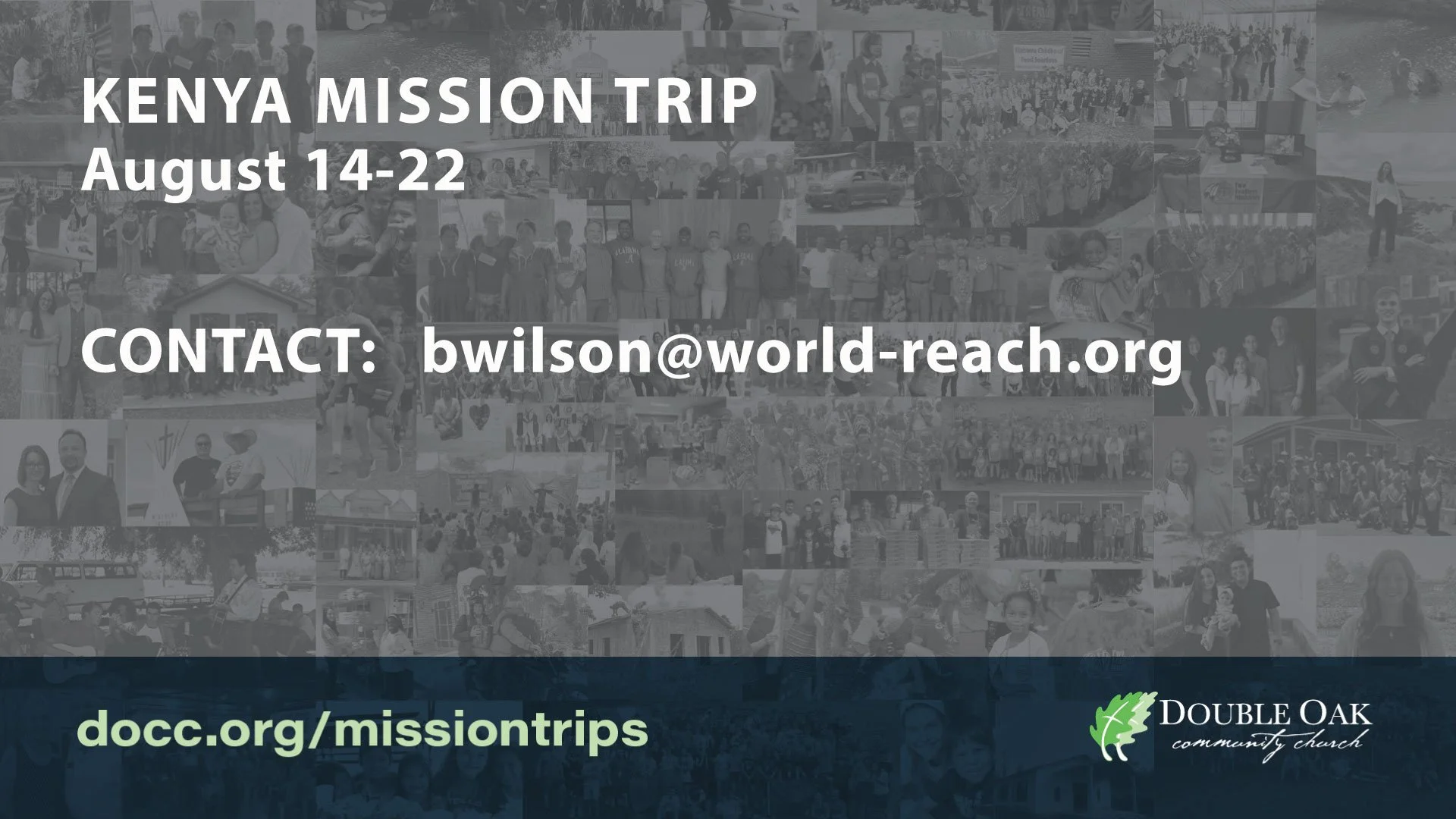 KENYA MISSION TRIP