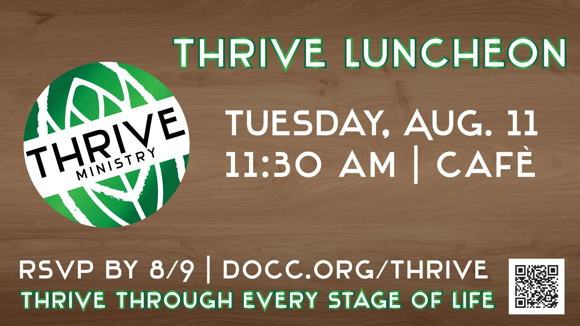 THRIVE LUNCH-AUGUST 