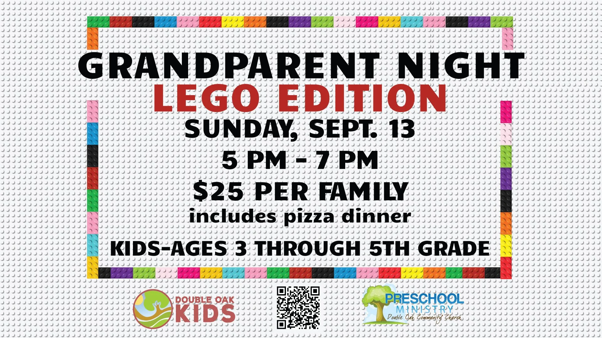 GRANDPARENT NIGHT - LEGO EDITION