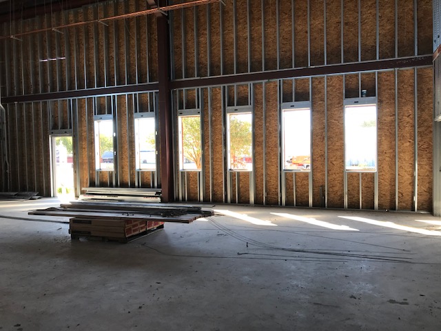 From the inside of the Sanctuary looking out!