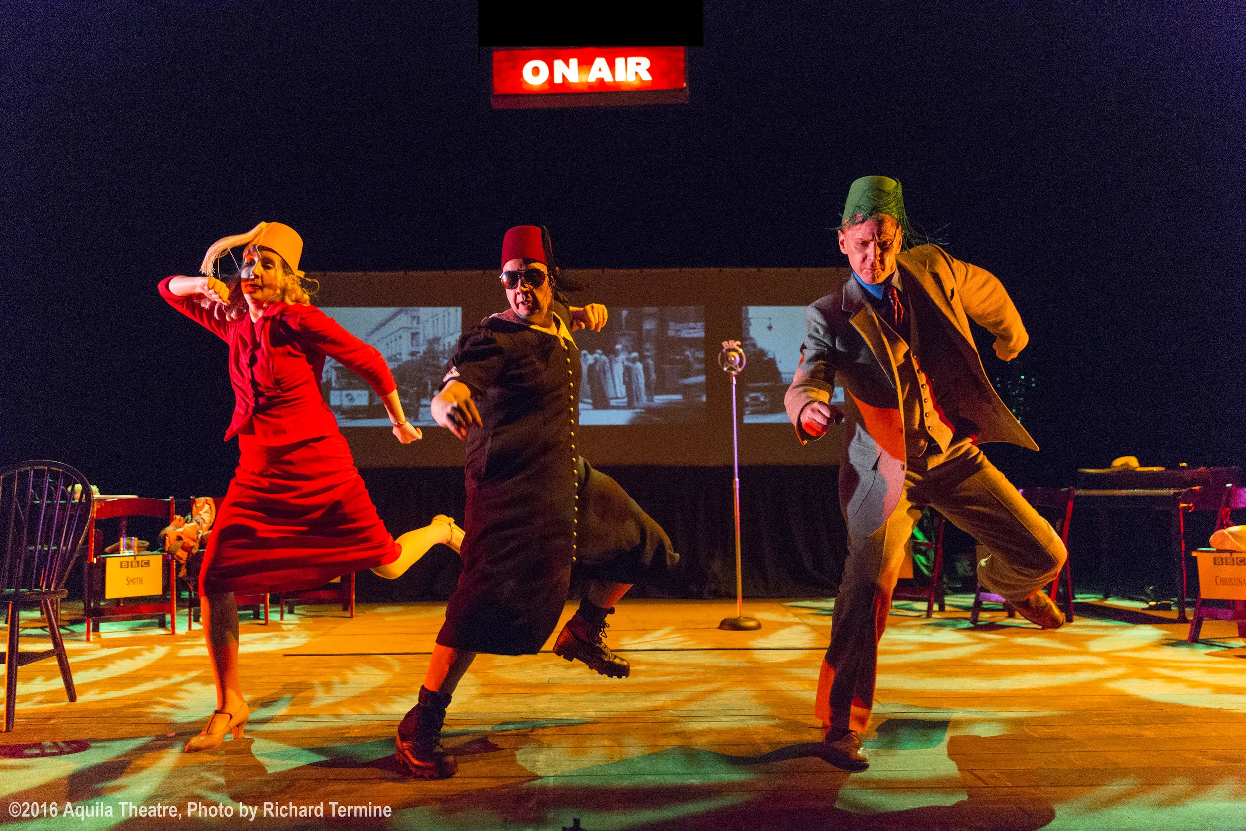 Aquila Theatre present Murder on the Nile. Photo by Richard Termine.