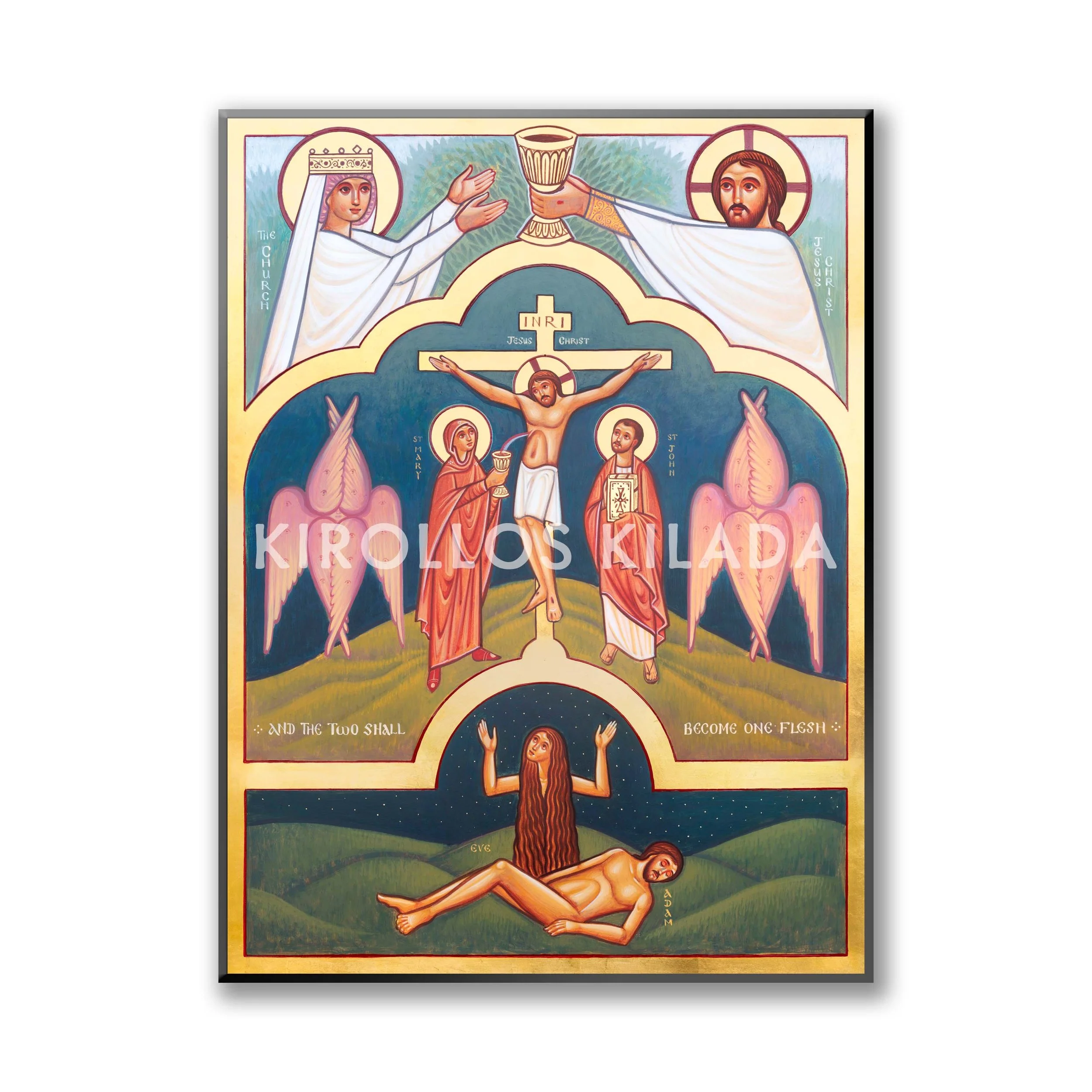 One Flesh (Christ and the Church, Crucifixion, Adam and Eve)
