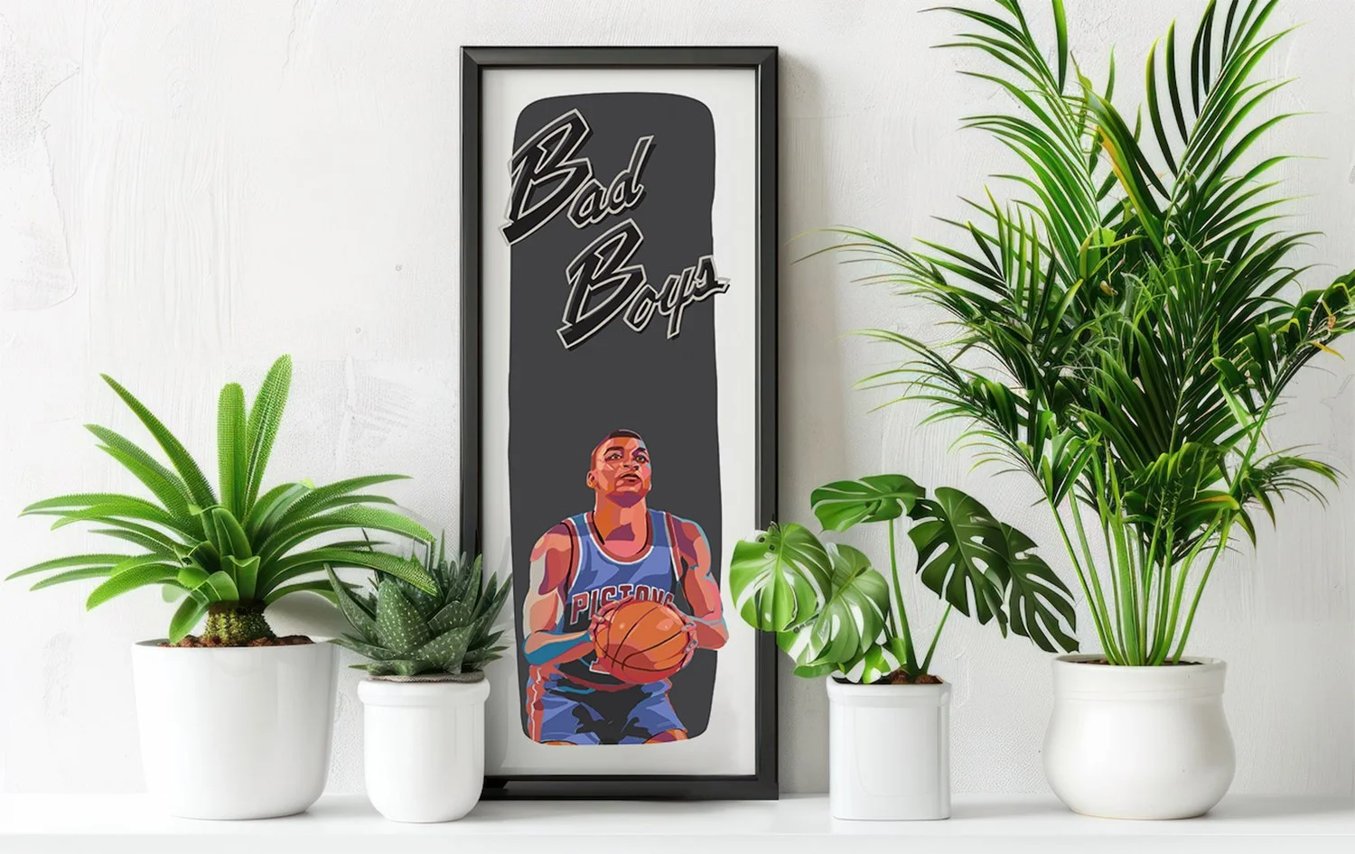 Isiah Thomas “Zeke” – Detroit Pistons Bad Boys Poster