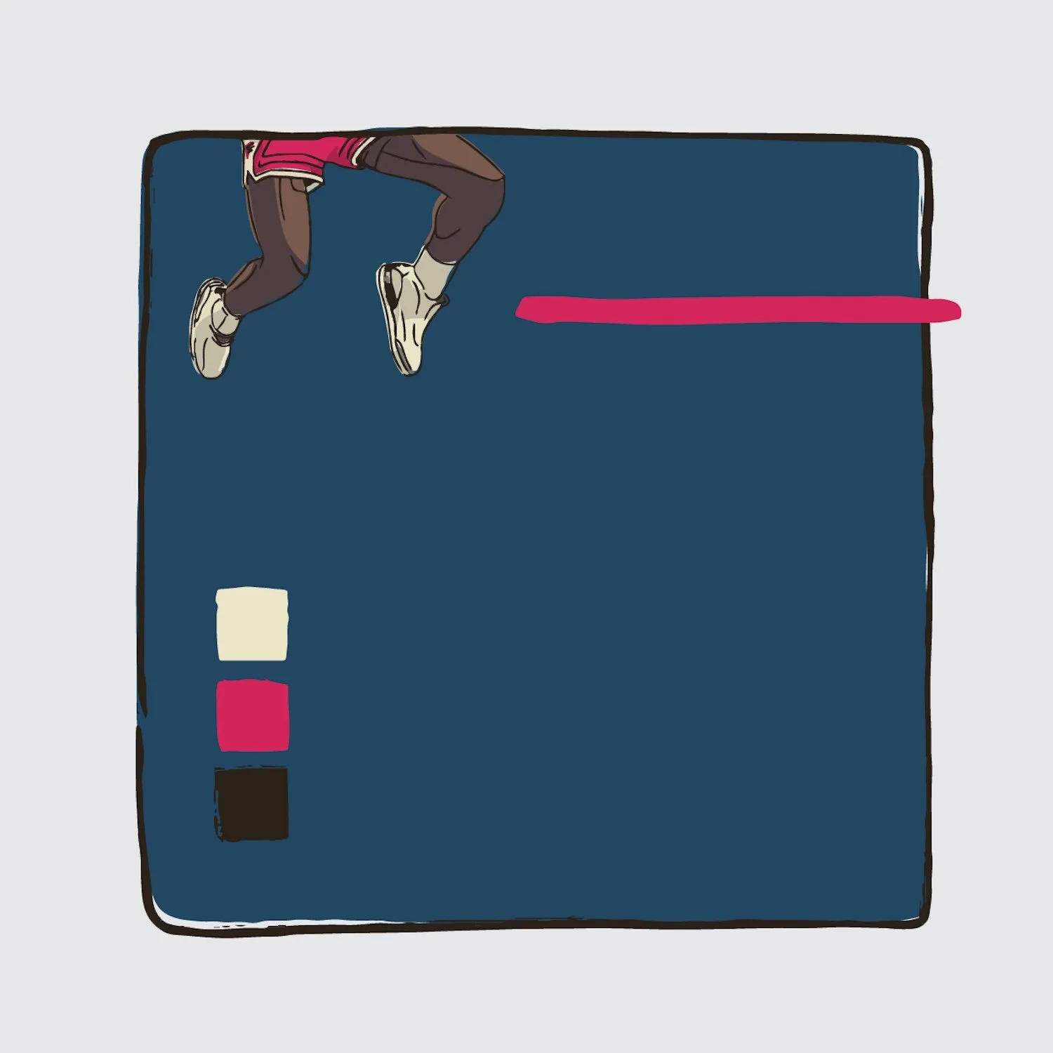 Michael Jordan Free Throw Line Dunk – 1988 Slam Dunk Contest Poster