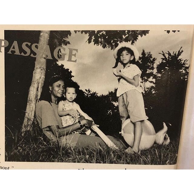 .
.
.
.
Jamaica Kincaid with her kids Harold and Annie from Essence mag, 1991