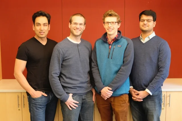 Photo of the awardees (Nick is second from the left) included with the MIT News press release