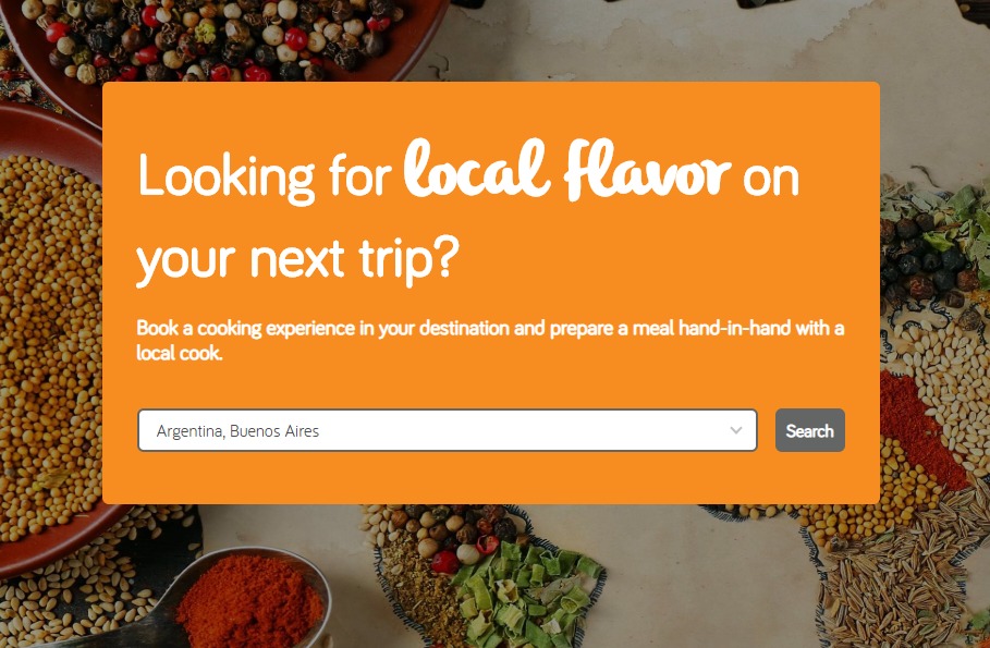 Website Copy, Take Me Cooking