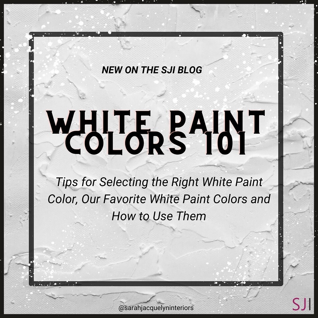 While white may appear to be a straightforward choice, the reality is that there exists a vast array of whites - read our newest blog post where we delve into the intricacies of white paint selection. Link in bio! 🤍