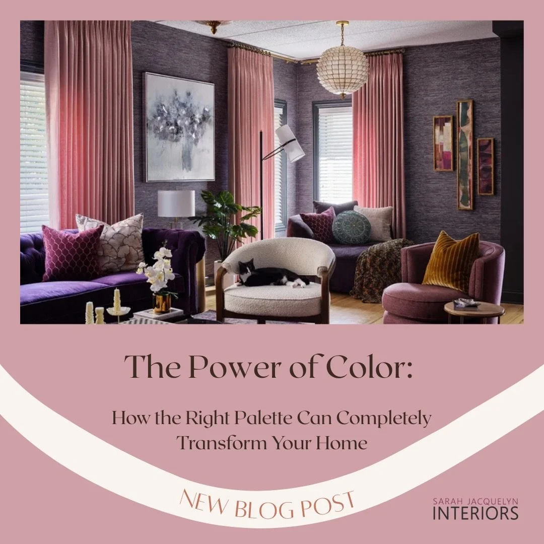 The right palette can transform how your home feels, how you experience it day to day, and even how you connect with the people you share it with 🎨 

Learn more on our newest blog - &ldquo;The Power of Color: How the Right Color Palette Can Complete